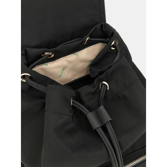 GUESS® ECO GEMMA BACKPACK ΤΣΑΝΤΑ ΓΥΝΑΙΚΕΙΑ BLACK HWEYG839532