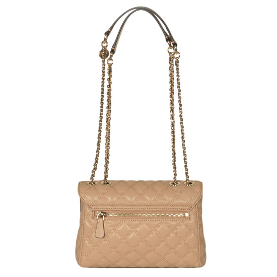 GUESS® GIULLY 2 CMPRTMNT CNVRTBLE FLP ΤΣΑΝΤΑ ΓΥΝΑΙΚΕΙΑ BEIGE HWQG8748200