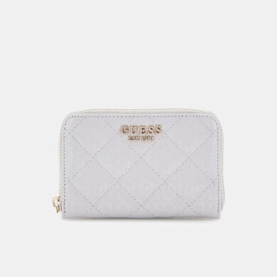 GUESS® LAUREL SLG MEDIUM ZIP AROUND ΓΥΝΑΙΚΕΙΟ ΠΟΡΤΟΦΟΛΙ LAVENDAR GREY SWGG8500140