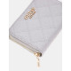 GUESS® LAUREL SLG MEDIUM ZIP AROUND ΓΥΝΑΙΚΕΙΟ ΠΟΡΤΟΦΟΛΙ LAVENDAR GREY SWGG8500140