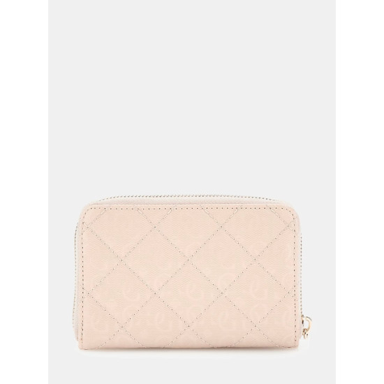 GUESS® LAUREL SLG MEDIUM ZIP AROUND ΓΥΝΑΙΚΕΙΟ ΠΟΡΤΟΦΟΛΙ SAND SWGP8500140
