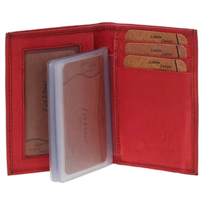 LaVor® Καρτοθήκη Δερμάτινη Κόκκινη 1-3265-red LaVor® Καρτοθήκη Δερμάτινη Κόκκινη 1-3265-red