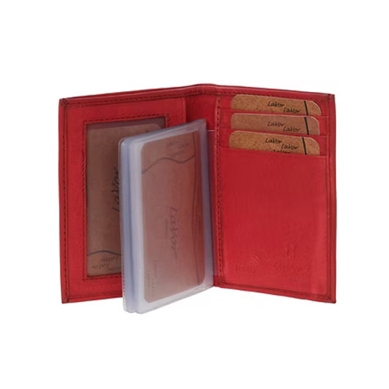 LaVor® Καρτοθήκη Δερμάτινη Κόκκινη 1-3265-red LaVor® Καρτοθήκη Δερμάτινη Κόκκινη 1-3265-red
