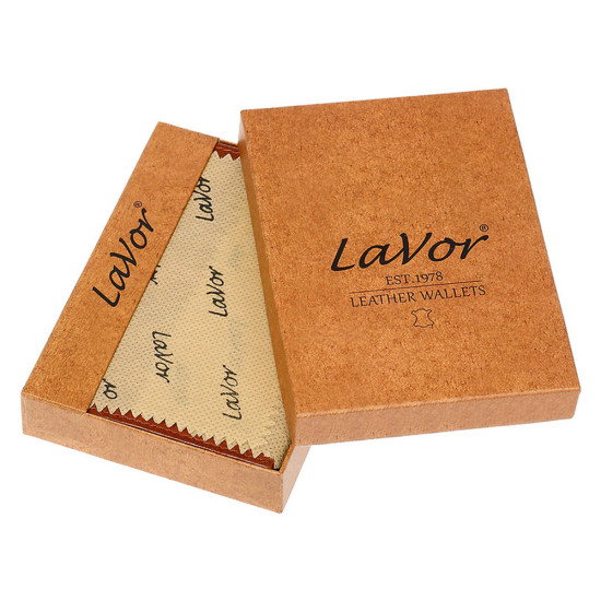 LaVor® Πορτοφόλι Ανδρικό Δερμάτινο Μπλε με Προστασία RFID 1-6091-blue LaVor® Πορτοφόλι Ανδρικό Δερμάτινο Μπλε με Προστασία RFID 1-6091-blue