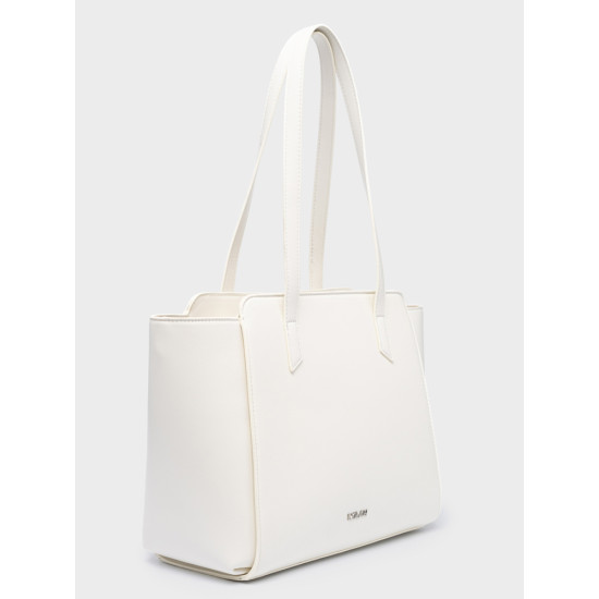 NOLAH® ΓΥΝΑΙΚΕΙΑ ΤΣΑΝΤΑ MAXIN OFF WHITE SILVER