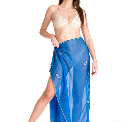 Rima Beachwear® ΠΑΡΕΟ COTTON ΜΕ ΧΡΥΣΟΤΥΠΙΑ 2102-41