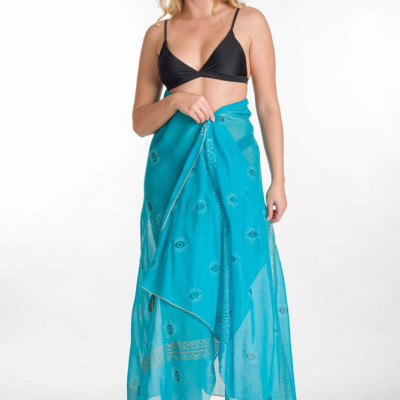 Rima Beachwear® ΠΑΡΕΟ COTTON ΜΕ ΧΡΥΣΟΤΥΠΙΑ 2102-44