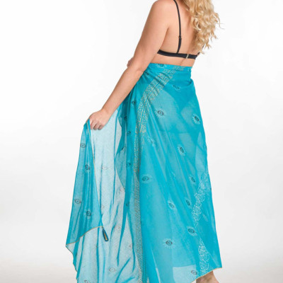 Rima Beachwear® ΠΑΡΕΟ COTTON ΜΕ ΧΡΥΣΟΤΥΠΙΑ 2102-44