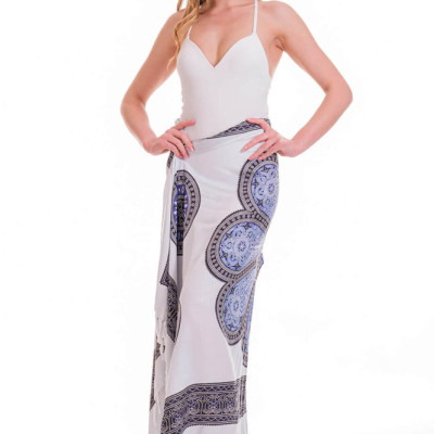 Rima Beachwear® ΠΑΡΕΟ VISCOSE ΜΕ ΜΑΝΤΑΛΑ 289-18