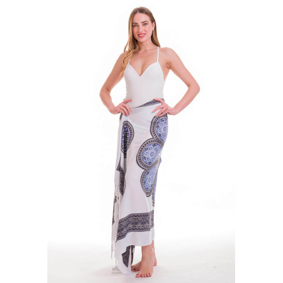 Rima Beachwear® ΠΑΡΕΟ VISCOSE ΜΕ ΜΑΝΤΑΛΑ 289-18