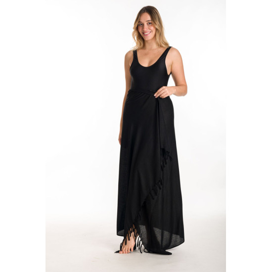 Rima Beachwear® ΠΑΡΕΟ VISCOSE ΜΟΜΟΧΡΩΜΟ ΜΑΥΡΟ ΜΕ ΚΡΟΣΣΙΑ 290-00 Rima Beachwear® ΠΑΡΕΟ VISCOSE ΜΟΜΟΧΡΩΜΟ ΜΑΥΡΟ ΜΕ ΚΡΟΣΣΙΑ 290-00