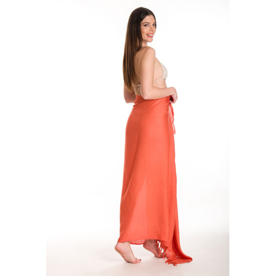 Rima Beachwear® ΠΑΡΕΟ VISCOSE ΜΟΜΟΧΡΩΜΟ ΠΟΡΤΟΚΑΛΙ ΜΕ ΚΡΟΣΣΙΑ 290-05 Rima Beachwear® ΠΑΡΕΟ VISCOSE ΜΟΜΟΧΡΩΜΟ ΠΟΡΤΟΚΑΛΙ ΜΕ ΚΡΟΣΣΙΑ 290-05