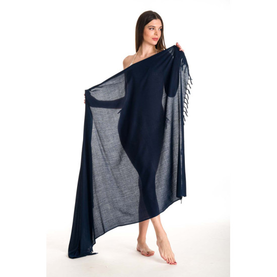 Rima Beachwear® ΠΑΡΕΟ VISCOSE ΜΟΜΟΧΡΩΜΟ ΜΠΛΕ ΜΕ ΚΡΟΣΣΙΑ 290-06 Rima Beachwear® ΠΑΡΕΟ VISCOSE ΜΟΜΟΧΡΩΜΟ ΜΠΛΕ ΜΕ ΚΡΟΣΣΙΑ 290-06