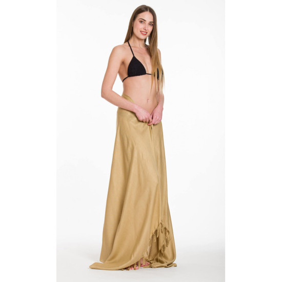 Rima Beachwear® ΠΑΡΕΟ VISCOSE ΜΟΜΟΧΡΩΜΟ ΜΠΕΖ ΜΕ ΚΡΟΣΣΙΑ 290-16 Rima Beachwear® ΠΑΡΕΟ VISCOSE ΜΟΜΟΧΡΩΜΟ ΜΠΕΖ ΜΕ ΚΡΟΣΣΙΑ 290-16