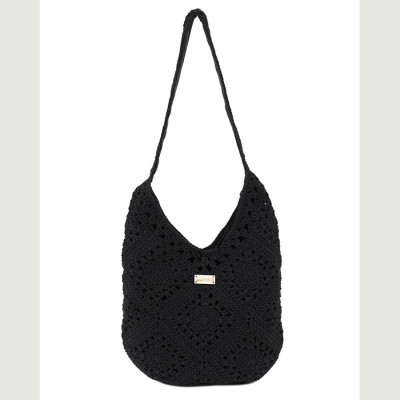 DOCA® ΓΥΝΑΙΚΕΙΑ ΤΣΑΝΤΑ ΠΛΕΚΤΗ 23383-BLACK