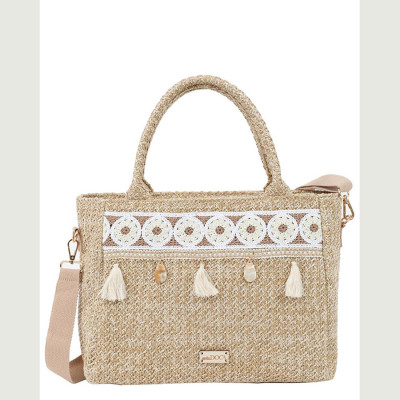 DOCA® ΓΥΝΑΙΚΕΙΑ ΤΣΑΝΤΑ ΨΑΘΙΝΗ 23392-BEIGE