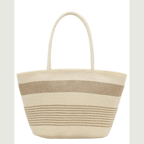 DOCA® ΓΥΝΑΙΚΕΙΑ ΤΣΑΝΤΑ ΨΑΘΙΝΗ 23409-BEIGE