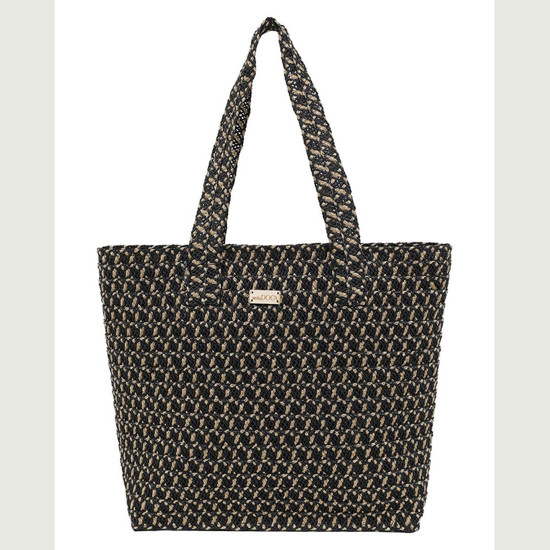 DOCA® ΓΥΝΑΙΚΕΙΑ ΤΣΑΝΤΑ ΨΑΘΙΝΗ 23411-BLACK/GOLD DOCA® ΓΥΝΑΙΚΕΙΑ ΤΣΑΝΤΑ ΨΑΘΙΝΗ 23411-BLACK/GOLD