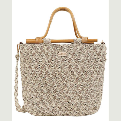 DOCA® ΓΥΝΑΙΚΕΙΑ ΤΣΑΝΤΑ 23417-BEIGE/BROWN