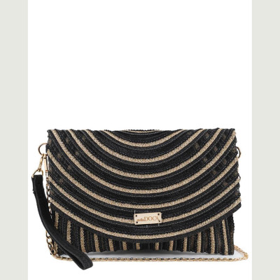 DOCA® ΓΥΝΑΙΚΕΙΑ ΤΣΑΝΤΑ 23429-BLACK/GOLD