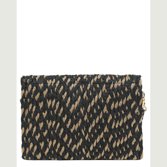 DOCA® ΓΥΝΑΙΚΕΙΑ ΤΣΑΝΤΑ 23432-BLACK/GOLD
