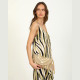 DOCA® ΓΥΝΑΙΚΕΙΑ ΤΣΑΝΤΑ 23438-GOLD/OFFWHITE