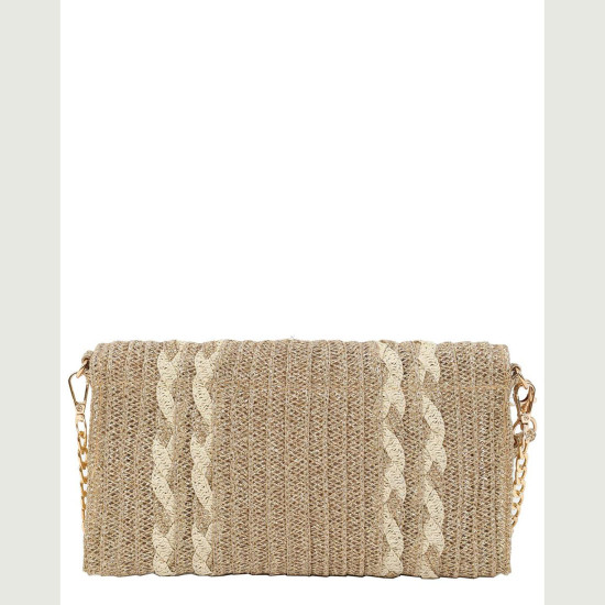 DOCA® ΓΥΝΑΙΚΕΙΑ ΤΣΑΝΤΑ 23438-GOLD/OFFWHITE