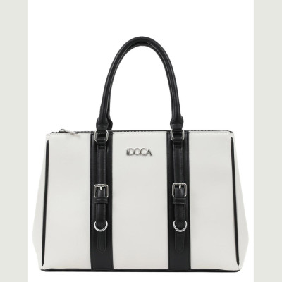 DOCA® ΓΥΝΑΙΚΕΙΑ ΤΣΑΝΤΑ 23475-WHITE/BLACK