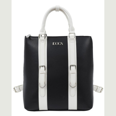 DOCA® ΓΥΝΑΙΚΕΙΑ ΤΣΑΝΤΑ 23476-BLACK/WHITE