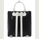 DOCA® ΓΥΝΑΙΚΕΙΑ ΤΣΑΝΤΑ 23476-BLACK/WHITE