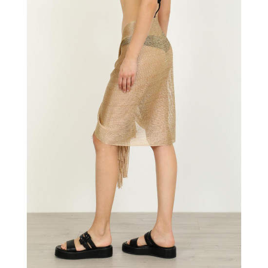 DOCA® ΓΥΝΑΙΚΕΙΟ ΦΟΥΛΑΡΙ 29361-GOLD
