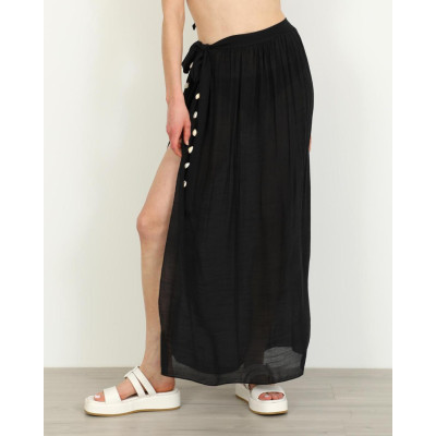 DOCA® ΓΥΝΑΙΚΕΙΟ ΚΑΦΤΑΝΙ-ΦΟΥΣΤΑ ΠΑΡΕΟ 41594-BLACK one size