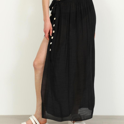 DOCA® ΓΥΝΑΙΚΕΙΟ ΚΑΦΤΑΝΙ-ΦΟΥΣΤΑ ΠΑΡΕΟ 41594-BLACK one size