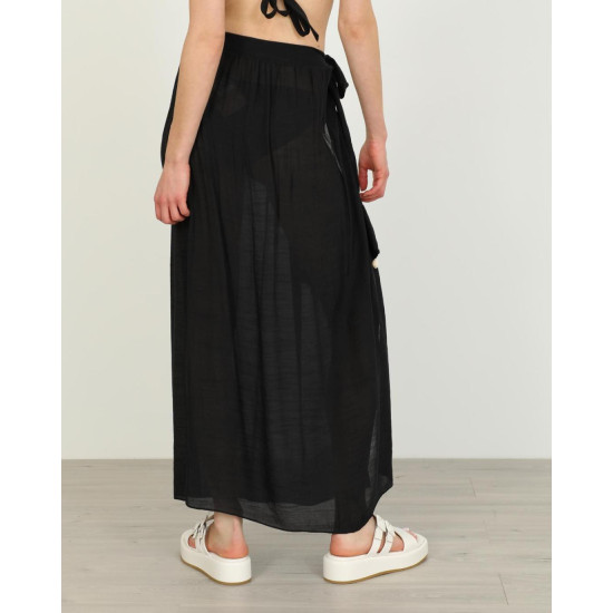 DOCA® ΓΥΝΑΙΚΕΙΟ ΚΑΦΤΑΝΙ-ΦΟΥΣΤΑ ΠΑΡΕΟ 41594-BLACK one size