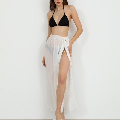 DOCA® ΓΥΝΑΙΚΕΙΟ ΚΑΦΤΑΝΙ-ΦΟΥΣΤΑ ΠΑΡΕΟ 41595-WHITE one size