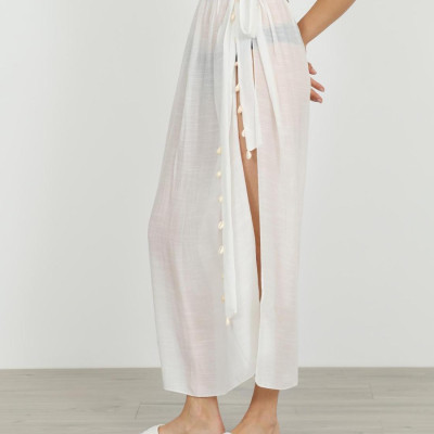 DOCA® ΓΥΝΑΙΚΕΙΟ ΚΑΦΤΑΝΙ-ΦΟΥΣΤΑ ΠΑΡΕΟ 41595-WHITE one size