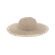 DOCA® ΓΥΝΑΙΚΕΙΟ ΚΑΠΕΛΟ 47425-BROWN/OFFWHITE one size