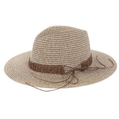 DOCA® ΓΥΝΑΙΚΕΙΟ ΚΑΠΕΛΟ 47428-BROWN/OFFWHITE one size