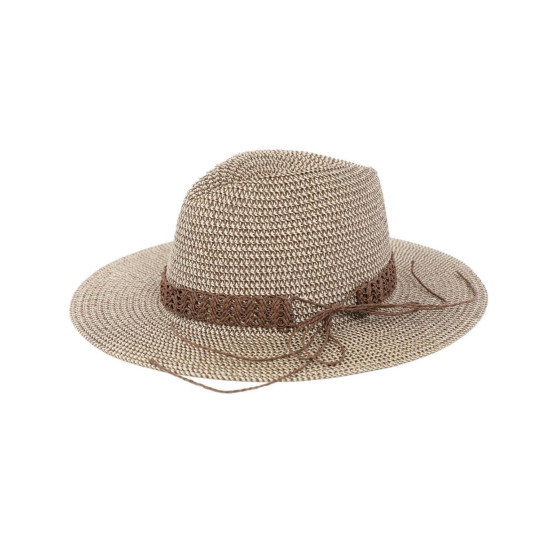 DOCA® ΓΥΝΑΙΚΕΙΟ ΚΑΠΕΛΟ 47428-BROWN/OFFWHITE one size