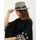 DOCA® ΓΥΝΑΙΚΕΙΟ ΚΑΠΕΛΟ 47429-BLACK/OFFWHITE one size DOCA® ΓΥΝΑΙΚΕΙΟ ΚΑΠΕΛΟ 47429-BLACK/OFFWHITE one size
