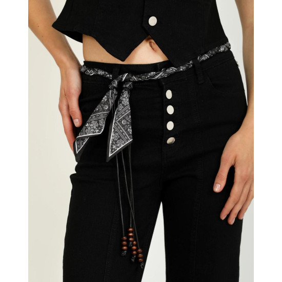 DOCA® ΓΥΝΑΙΚΕΙΑ ΖΩΝΗ 56027-BLACK one size