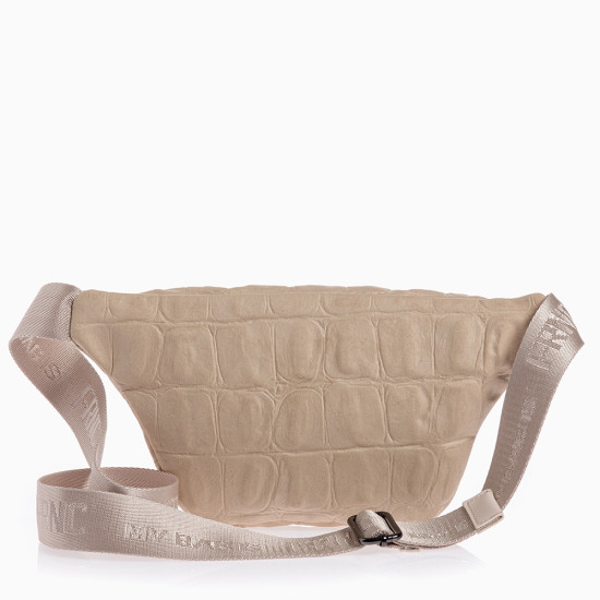 FRNC® ΓΥΝΑΙΚΕΙΑ ΤΣΑΝΤΑ NUBUCK CROCO ΜΕ ΦΟΥΝΤΑ 6130-BG