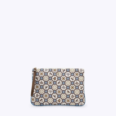 Axel® ΤΣΑΝΤΑΚΙ ΓΥΝΑΙΚΕΙΟ ΧΕΙΡΟΣ ME ΤΥΠΩΜΑ EYE MONOGRAM 1028-0037-BEIGE001