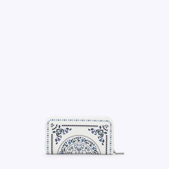 Axel® ΠΟΡΤΟΦΟΛΙ ΓΥΝΑΙΚΕΙΟ ΜΕ ΤΥΠΩΜΑ ΕΛΑΦΙ 1101-1950-BLUE002
