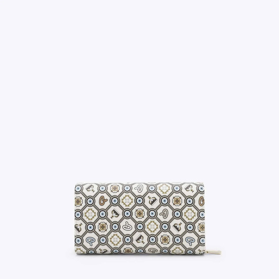 Axel® ΠΟΡΤΟΦΟΛΙ ΓΥΝΑΙΚΕΙΟ ΜΕ ΤΥΠΩΜΑ EYE MONOGRAM 1101-1954-BEIGE001