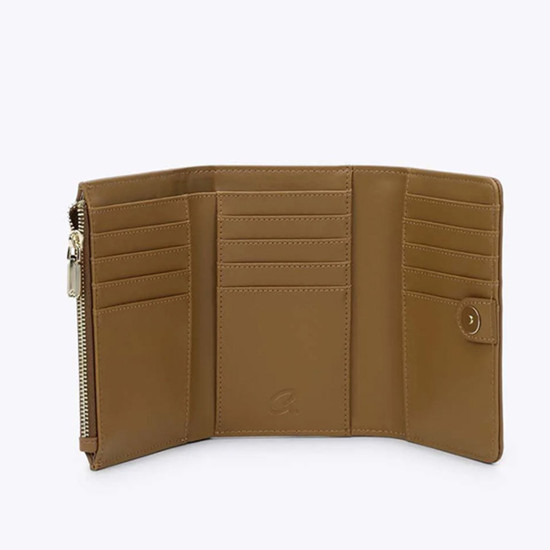 Axel® ΠΟΡΤΟΦΟΛΙ ΓΥΝΑΙΚΕΙΟ ΜΙΚΡΟ ΜΕ ΚΑΠΑΚΙ 1101-1944-BEIGE001