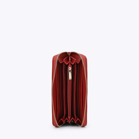 Axel® ΠΟΡΤΟΦΟΛΙ ΓΥΝΑΙΚΕΙΟ ΜΕ ΤΕΧΝΙΚΗ DEBOSSED 1101-1963-RED017