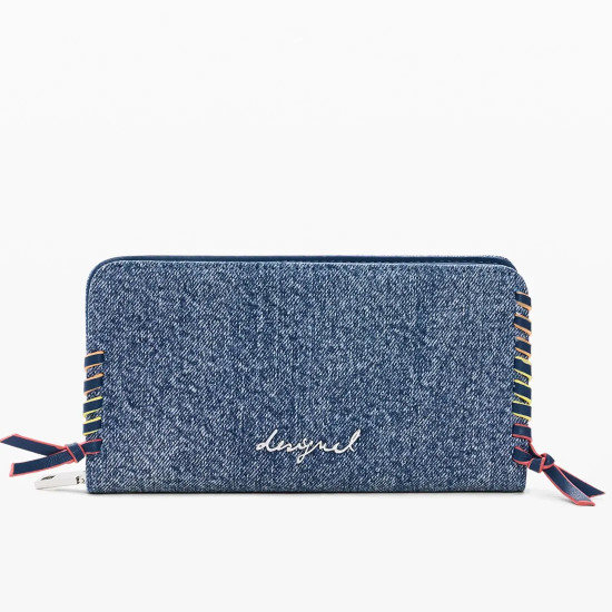 Desigual® ΠΟΡΤΟΦΟΛΙ ΓΥΝΑΙΚΕΙΟ MONE_TORIO DENIM 26SAYD05-5005