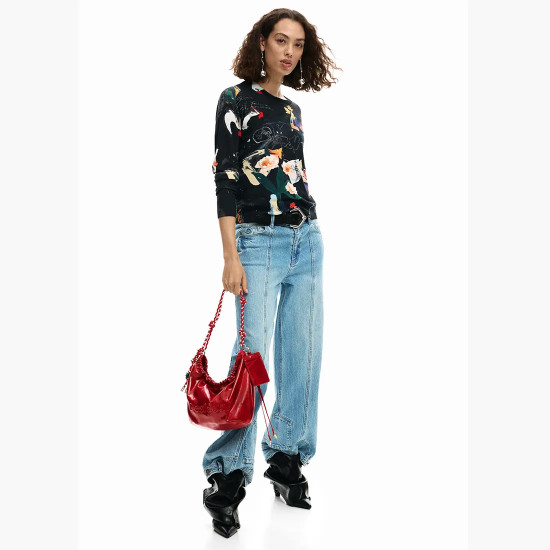 Desigual® ΤΣΑΝΤΑ ΓΥΝΑΙΚΕΙΑ BAG_HALF LOGO WAVERLY R 26SAXP28-3000