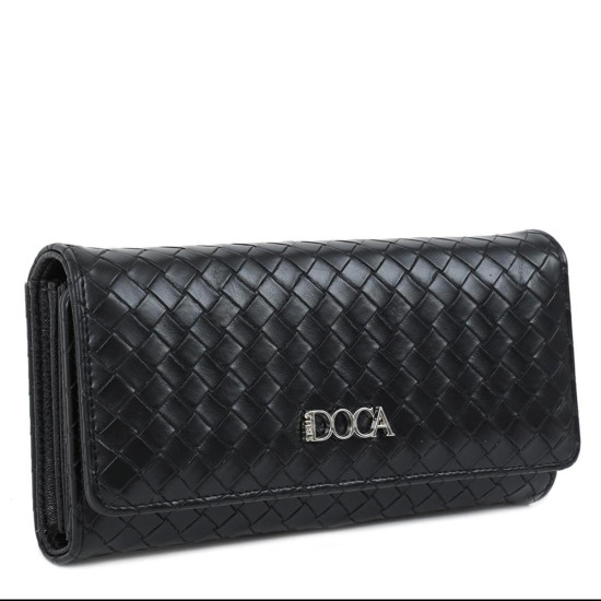 DOCA® ΓΥΝΑΙΚΕΙΟ ΠΟΡΤΟΦΟΛΙ 67651-BLACK DOCA® ΓΥΝΑΙΚΕΙΟ ΠΟΡΤΟΦΟΛΙ 67651-BLACK